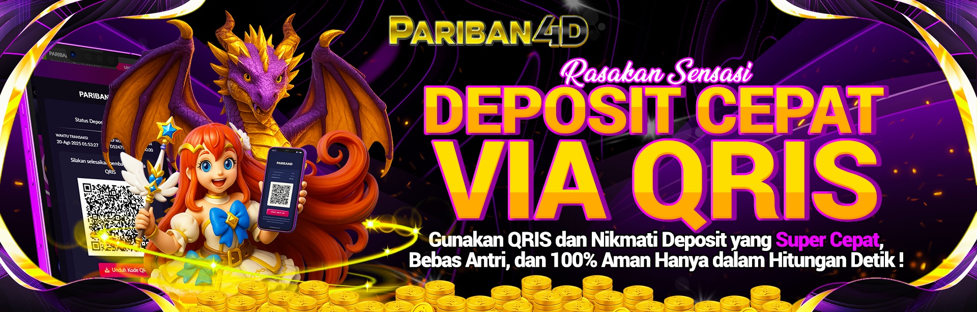 DEPOSIT QRIS TERCEPAT PARIBAN4D