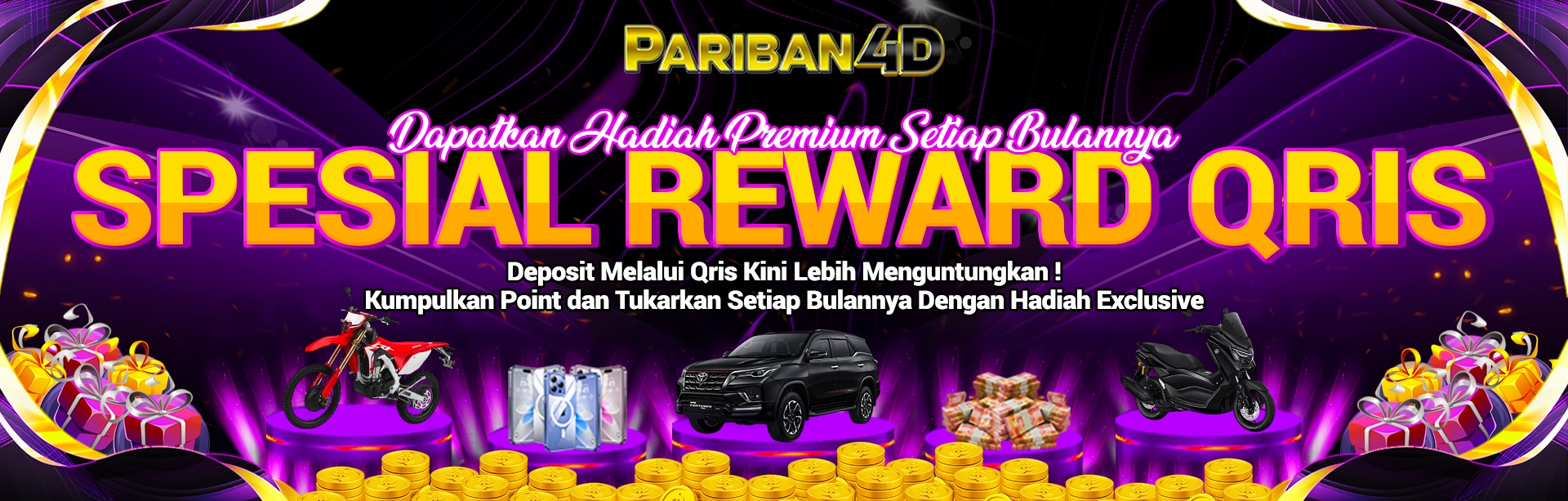 REWARD QRIS PARIBAN4D