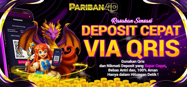 DEPOSIT QRIS TERCEPAT PARIBAN4D