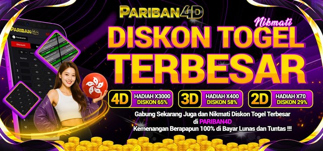 DISKON TOGEL TERBESAR PARIBAN4D