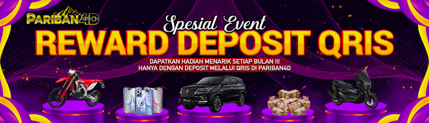SPESIAL REWARD DEPOSIT QRIS PARIBAN4D
