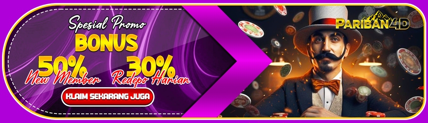 BONUS WELCOME 50% DAN REDEPO HARIAN 30%